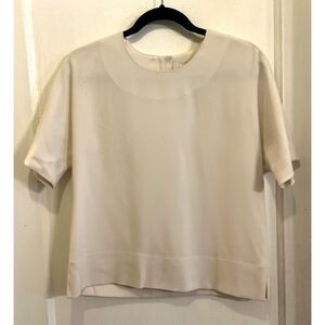 M.M. LAFLEUR New York Beige Blouse Shirt Top   Women's Size Small